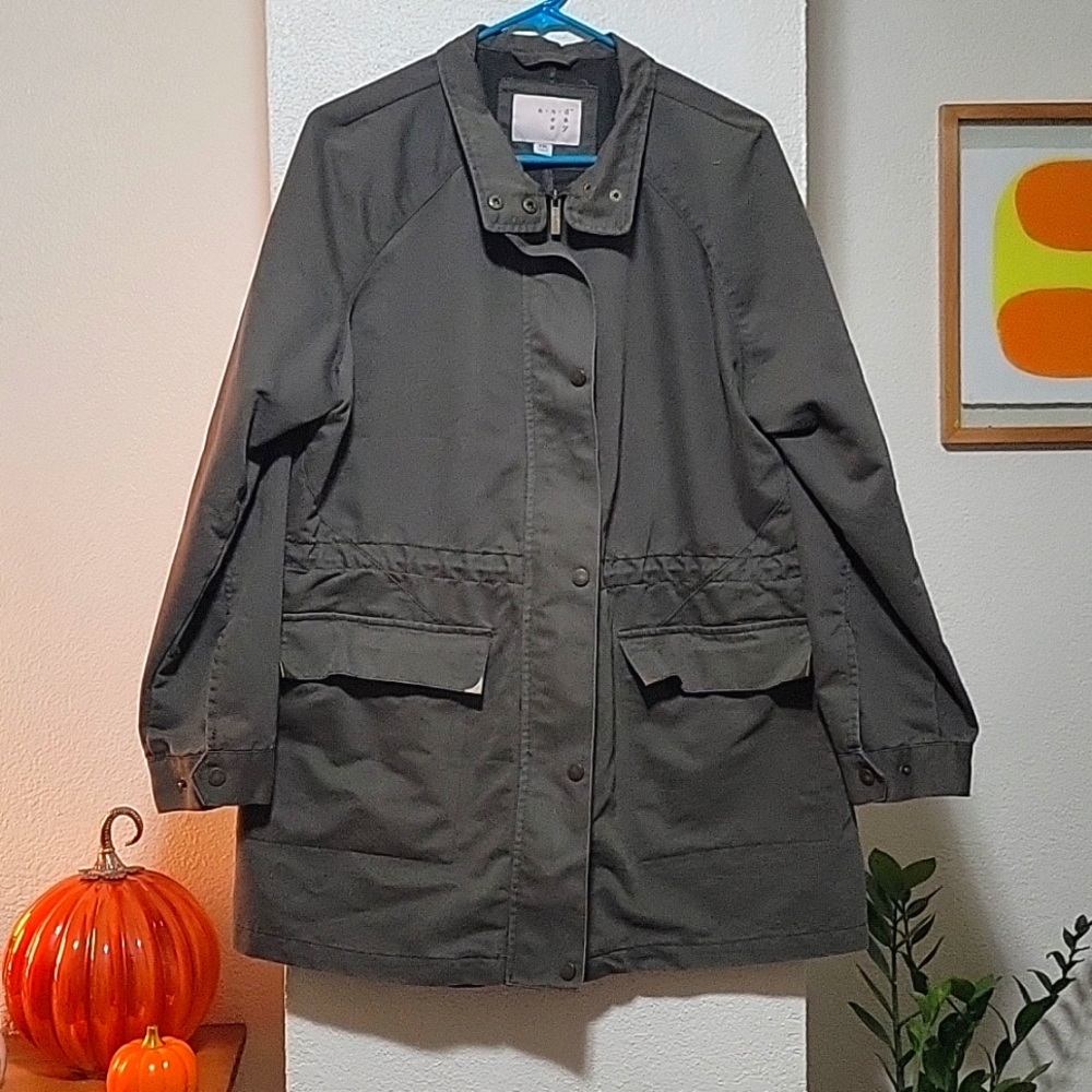 a new day - Olive Utility/Cargo Jacket - XXL